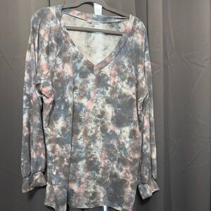 White Birch Blue Gray Relaxed Sweatshirt